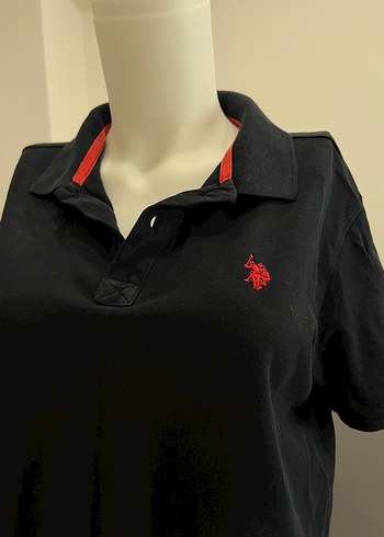 Düğmeli Siyah Polo Tişört