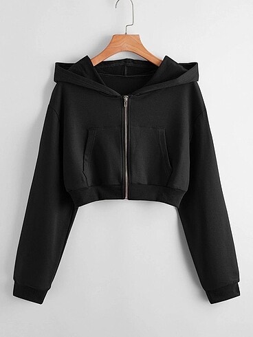 H&M Üç iplik oversize kapşonlu sweat hırka