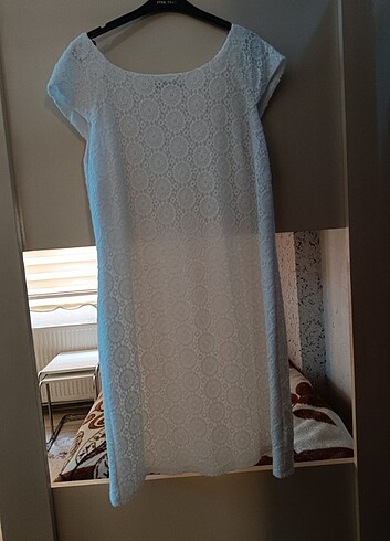 xxl Beden Dantel güpür elbise