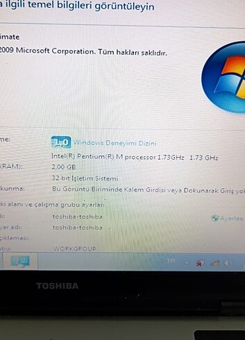 Uygun fiatlı toshiba