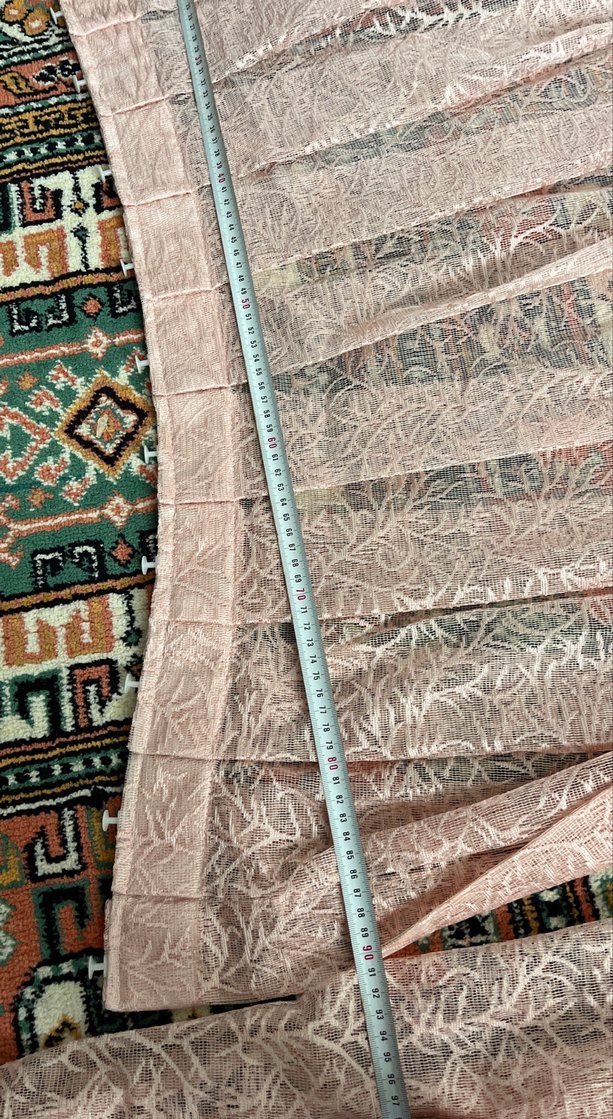 Pembe Bohem Tarzı Tül fon kanat - Görsel 4