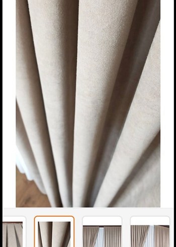 Modern Klasik Bej fon Perde - Görsel 2