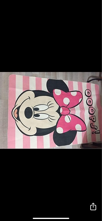 Minni mouse çocuk odası halısı
