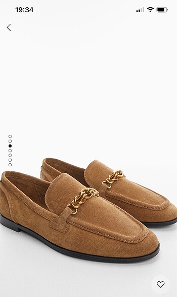 Mango zincirli loafer