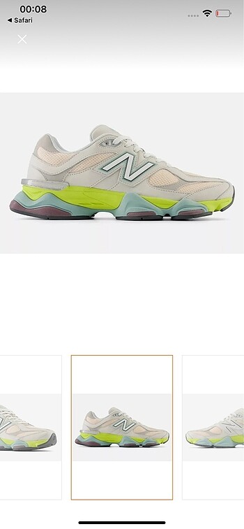 New balance 9060 spor ayakkabı