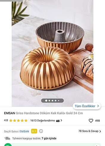 Emsan kek kalıbı