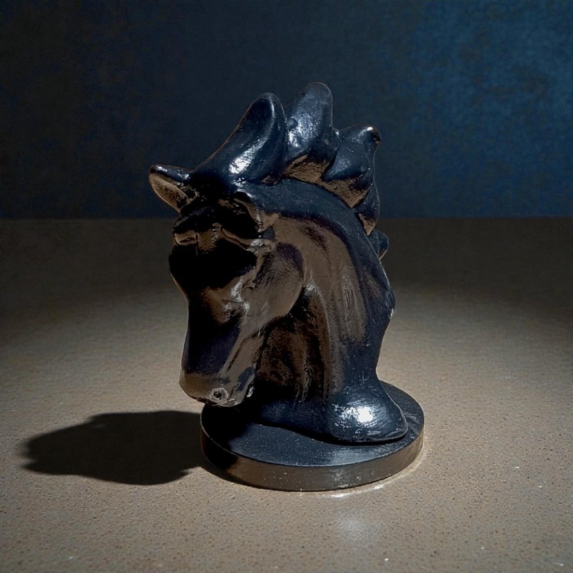 Siyah At Figürü Dekoratif Obje - Görsel 4