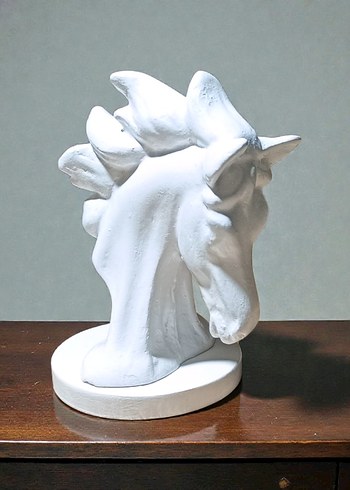 Beyaz At Figürin Dekor - Görsel 2