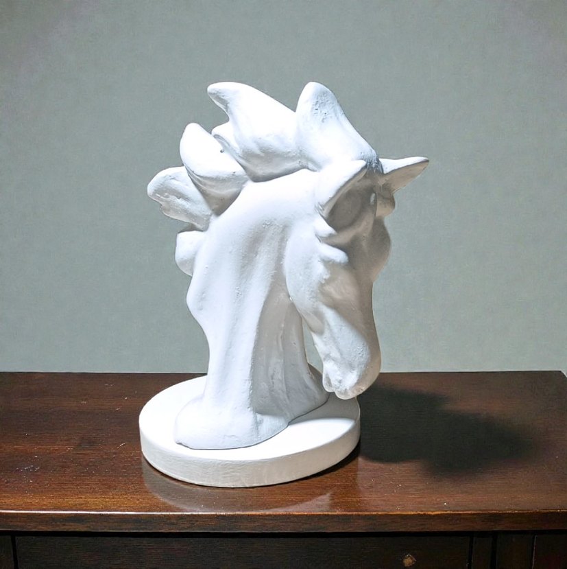 Beyaz At Figürin Dekor - Görsel 2