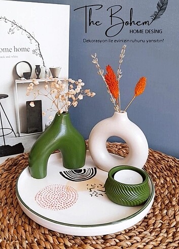 Bohem vazo mum set