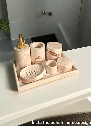 Beton Banyo seti 9parça