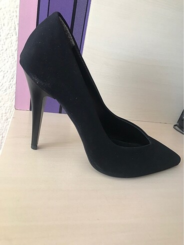 36 Beden siyah Renk Siyah Stiletto Topuklu Ayakkabı