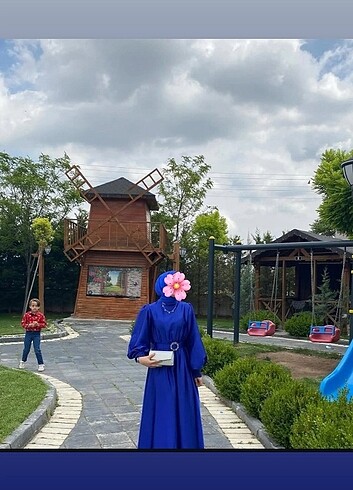 Diğer Lacivert Saten abiye