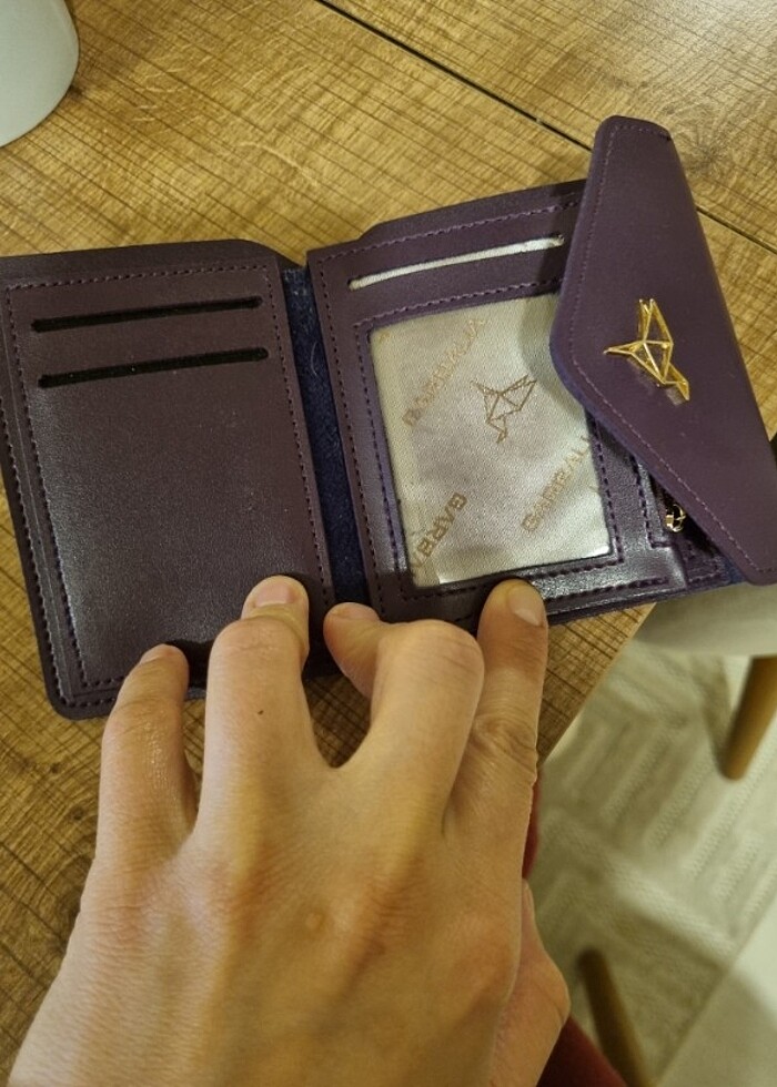 Garbalia mor kadın cüzdanı - Görsel 2