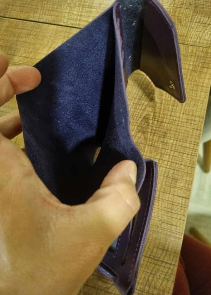 Garbalia mor kadın cüzdanı - Görsel 5