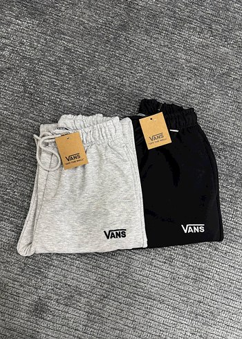 s Beden Vans Gri Kadın Mini Eşofman Altı