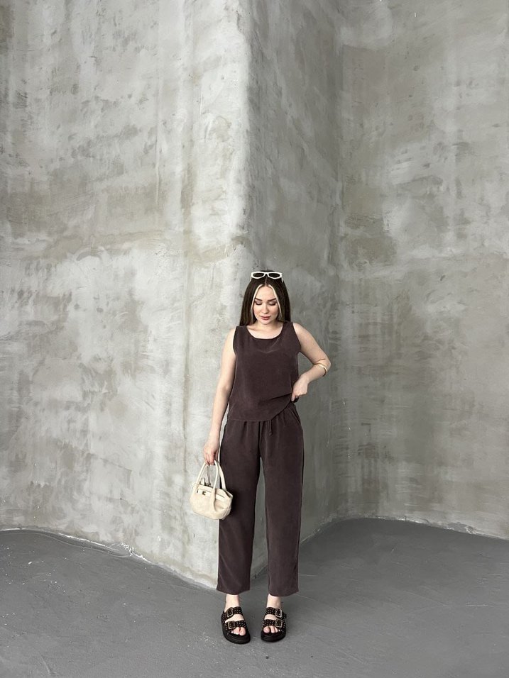 Lacivert Keten  Kolsuz, Midi Boy - Görsel 3