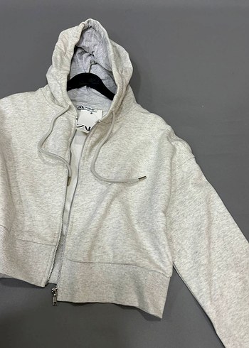 Kadın Gri Yüksek Yakalı Uzun Kollu Mini Spor Üst - Görsel 6