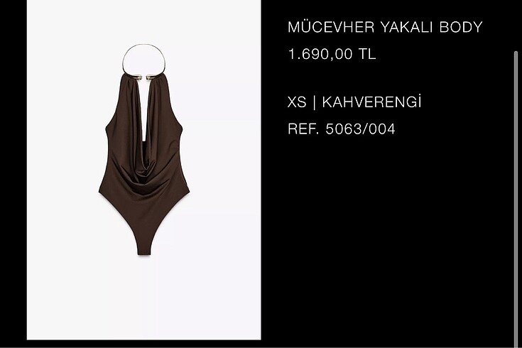 Zara zara kolyeli bluz