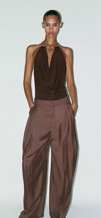 xs Beden zara kolyeli bluz