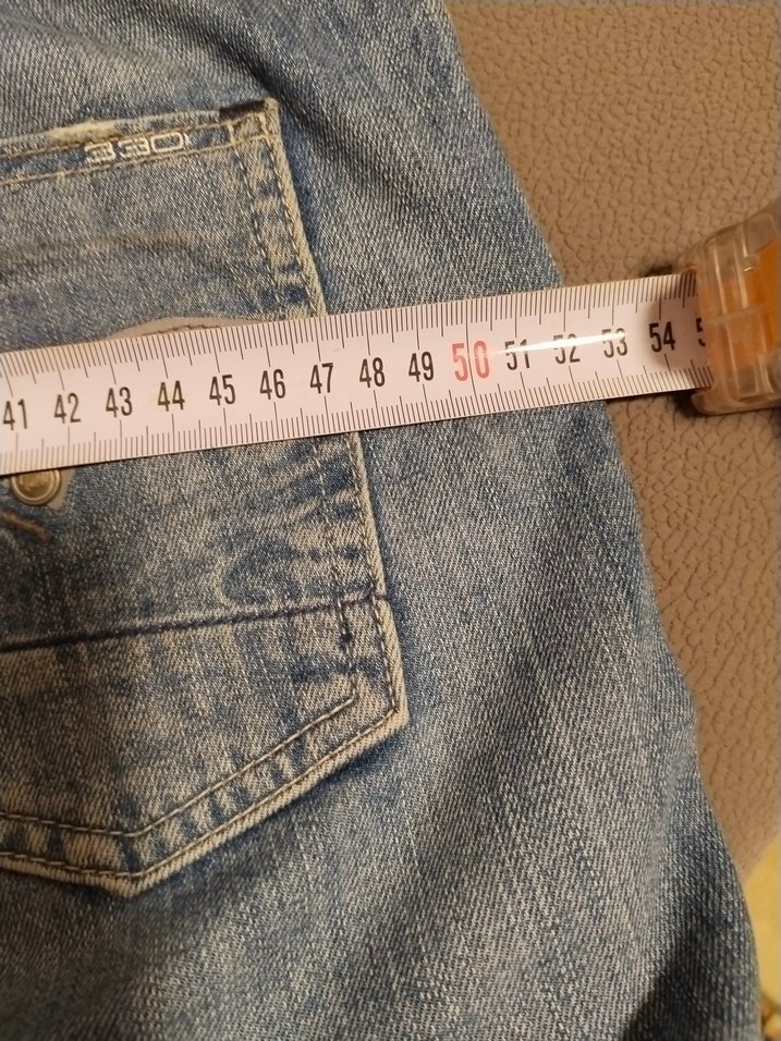 Gri Baskılı Kadın Denim Midi Jean - Görsel 2