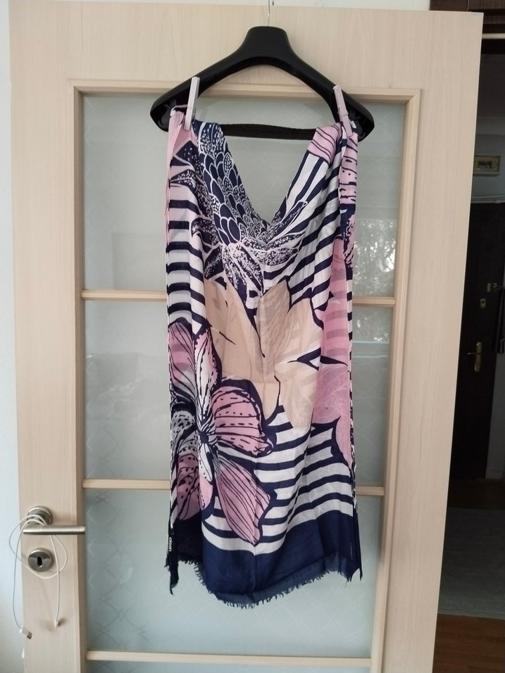 Bohem Çok Renkli Kadın Şal - Görsel 3