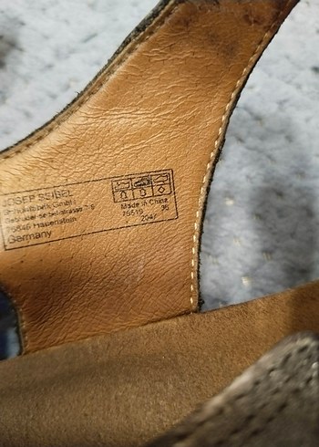 Bej Dolgu Topuklu Kadın Sandalet - Görsel 10