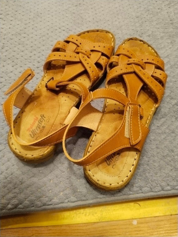 Bej Dolgu Topuklu Kadın Sandalet - Görsel 5