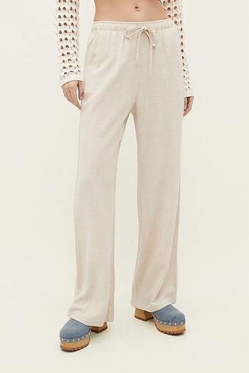 Stradivarius keten pantolon