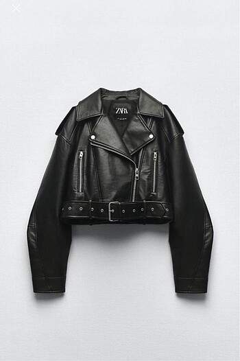 Zara Deri Biker Ceket