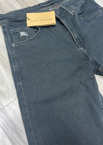 34 Beden Burberry Regular Fit Erkek Denim Pantolon