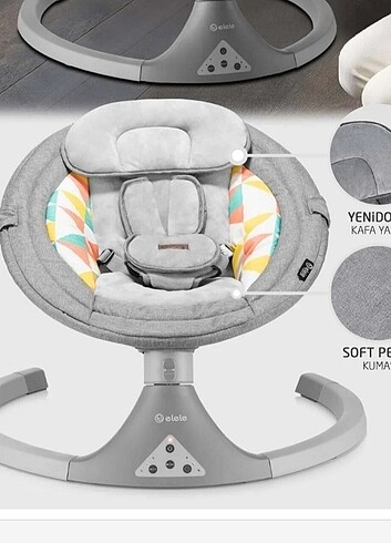 Elele dormire e elektirikli otomatik sallanan ana kucagi