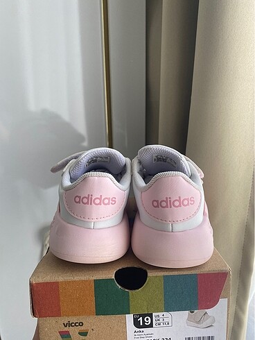 25 Beden pembe Renk Adidas kız çocuk ayakkabı bubble