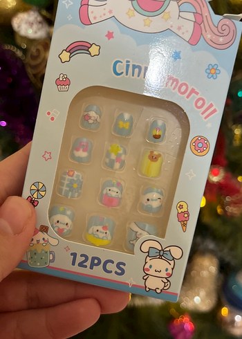 12 Parça Pastel Renkli Tırnak Süsü - Görsel 3