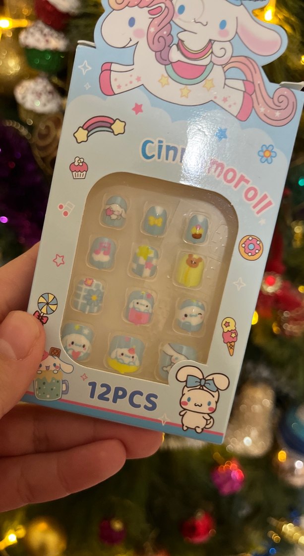 12 Parça Pastel Renkli Tırnak Süsü - Görsel 3