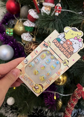 Pastel Renkli 12 Parça Tırnak Süsü - Görsel 2