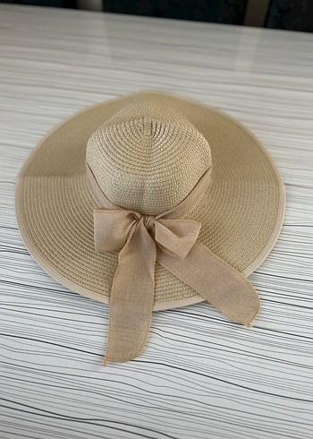 Bej Bohem Kadın Hasır Şapka - Görsel 2