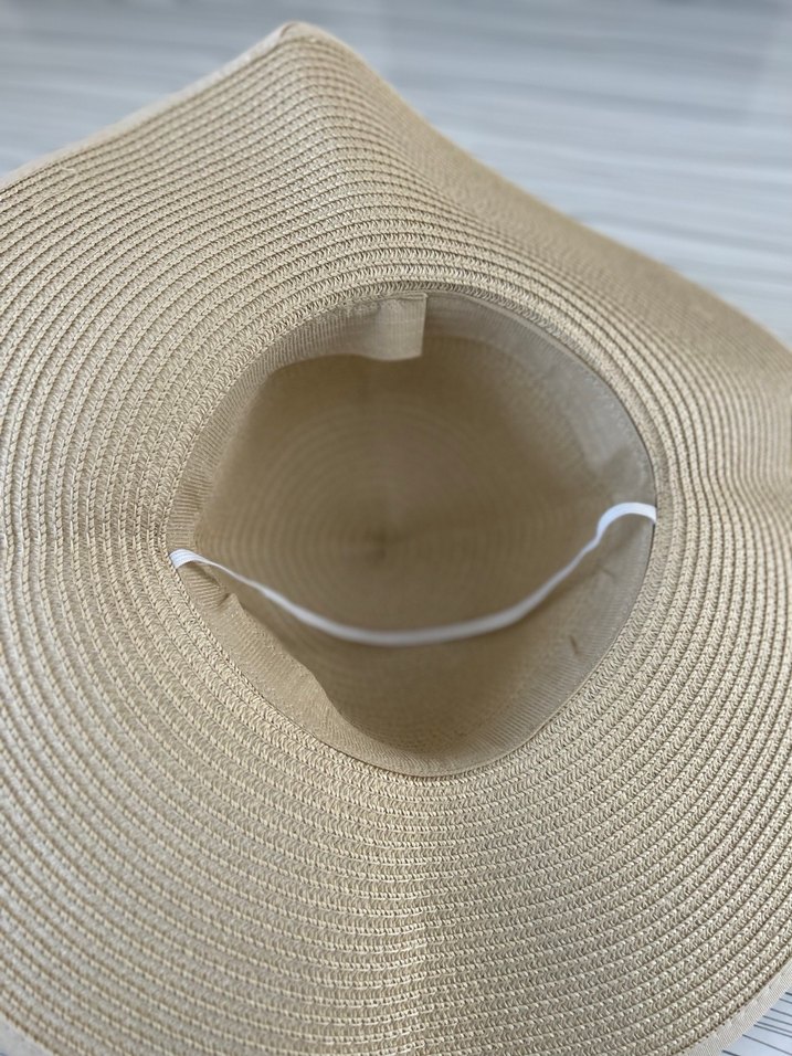 Bej Bohem Kadın Hasır Şapka - Görsel 4