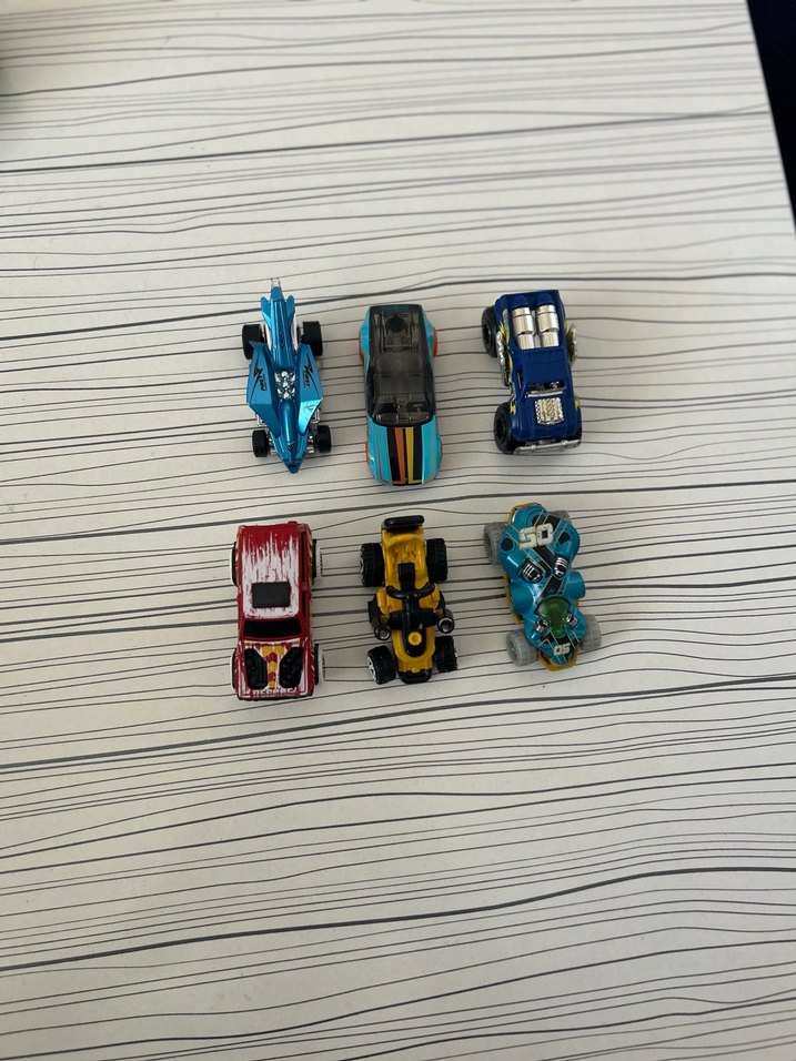 Renkli 6 Parça Mini Oyuncak Araba Seti - Görsel 2