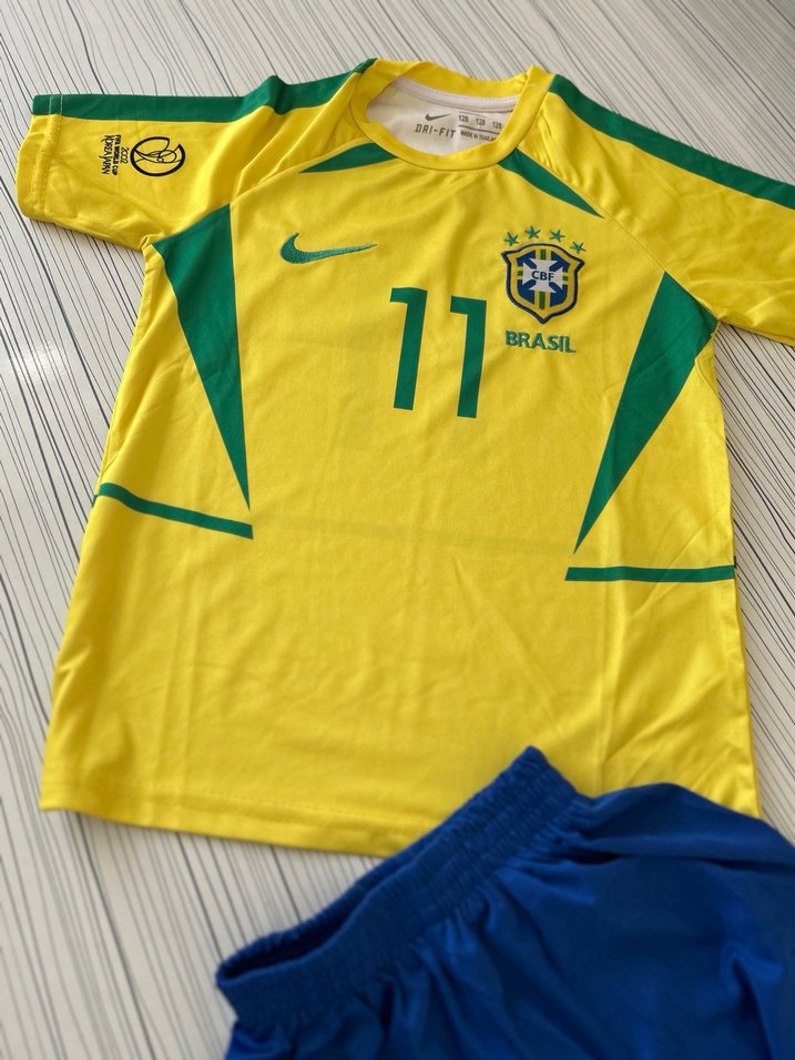 Sarı-Yeşil Brasil Erkek Kısa Kollu Forma Takımı - Görsel 3