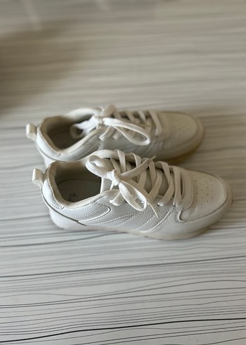 Beyaz Kadın Spor Ayakkabı - Görsel 5