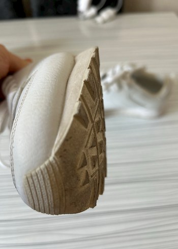 Beyaz Kadın Spor Ayakkabı - Görsel 4