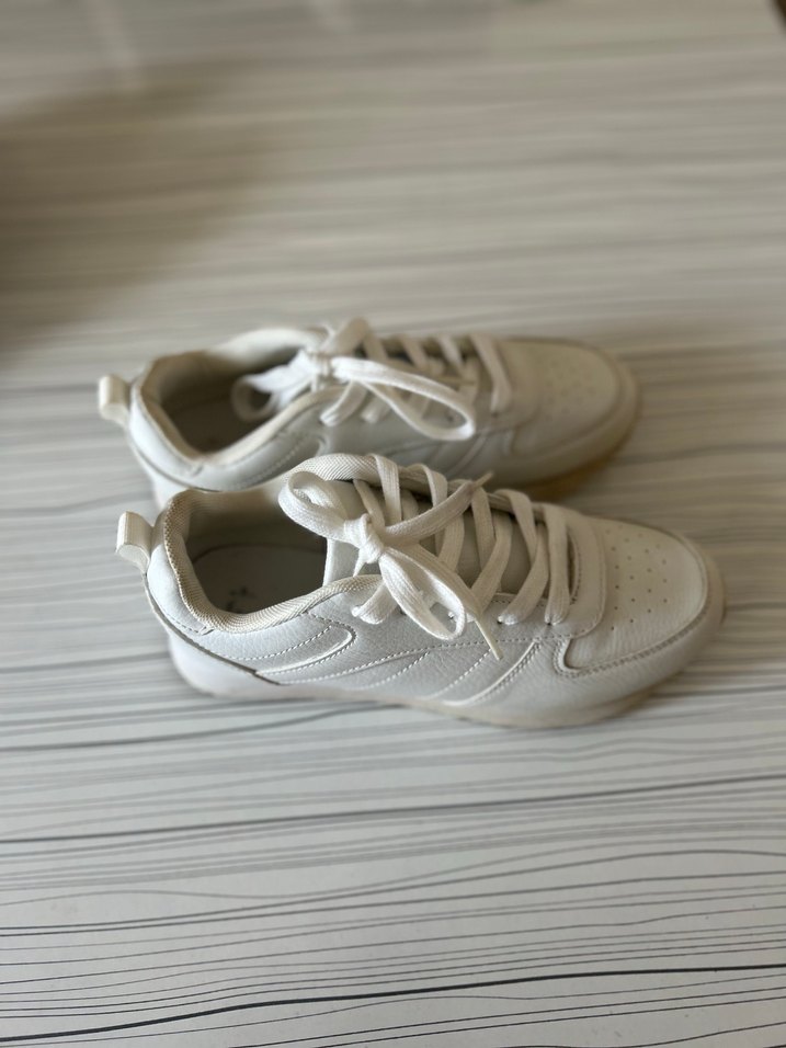 Beyaz Kadın Spor Ayakkabı - Görsel 5