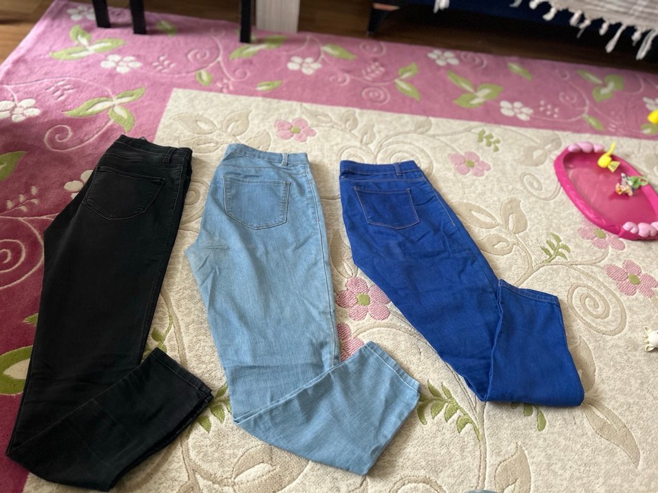 Rahat Kesim Midi Boy Kadın Kot Pantolon - Görsel 3