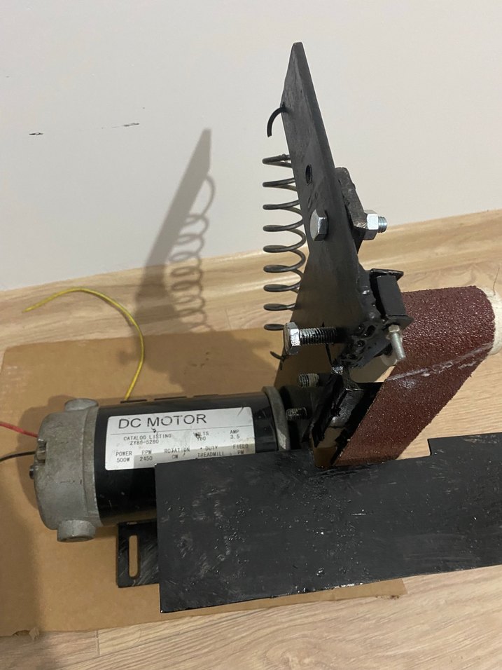 Bant Zımpara Makinesi Ayarlanabilir Hız - Görsel 4