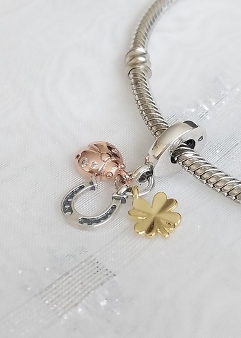 Beden Pandora Uğur Böceği Yonca Atnalı Şans Charm