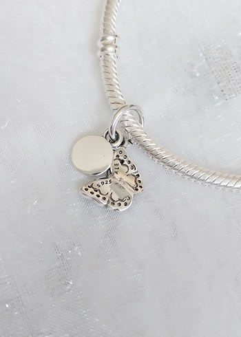 Beden çeşitli Renk Pandora Kelebek Charm