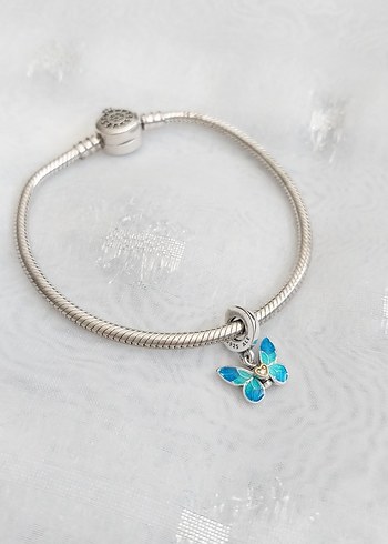 Pandora Pandora Mavi Kelebek Sallantılı Charm