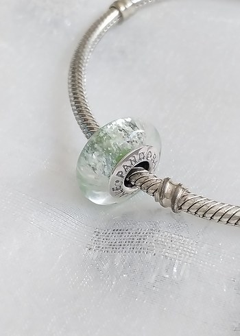  Beden yeşil Renk Pandora Disney Elsa Murano Charm