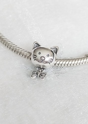  Beden Pandora Papyonlu Kedi Charm